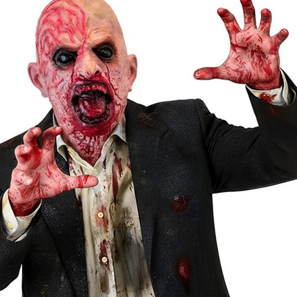 Bloederig Zombie Masker Volledig Hoofd