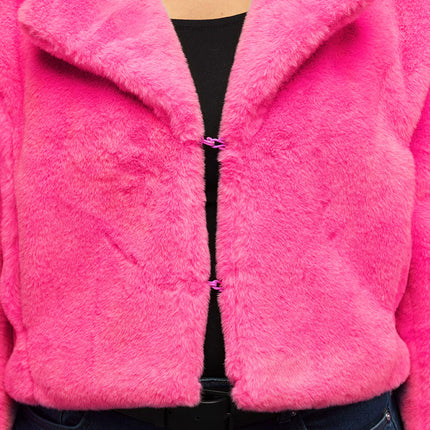 Jasje Fluffy rave neonroze (M/L)