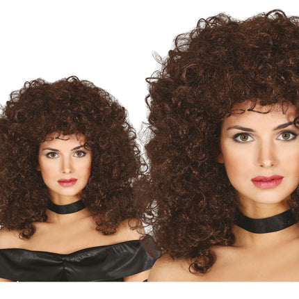 Bruine Pruik Krullen