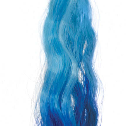 Blauwe Hair Extension Vlinder 35cm