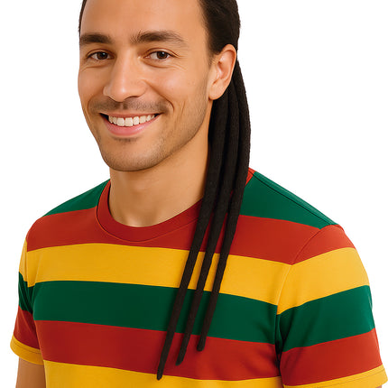 Rasta Hair Extension Zwart 50cm 3st