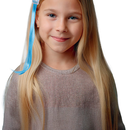Blauwe Hair Extension Kroon 35cm