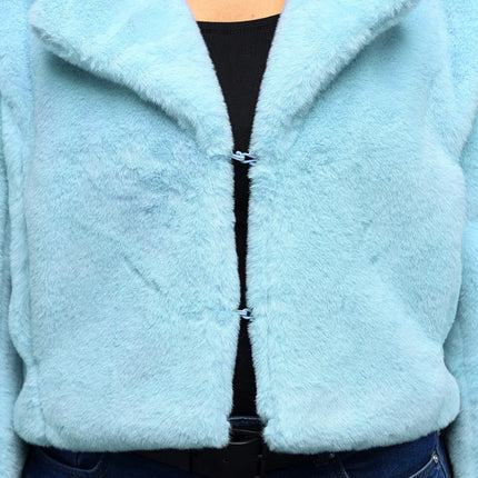 Jasje Fluffy rave lichtblauw (M/L)