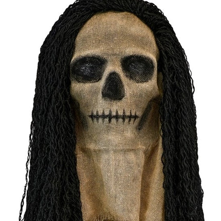 MASKER SCHEDEL MET CAPE EN HAAR