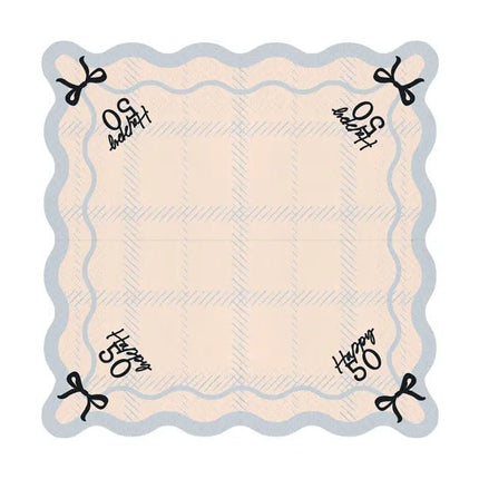 50 Jaar Servetten 33cm 12st van Partydeco koop je bij Partywinkel