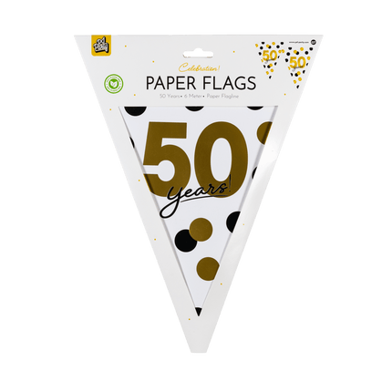 50 Jaar Slinger 6m van Paper Dreams koop je bij Partywinkel