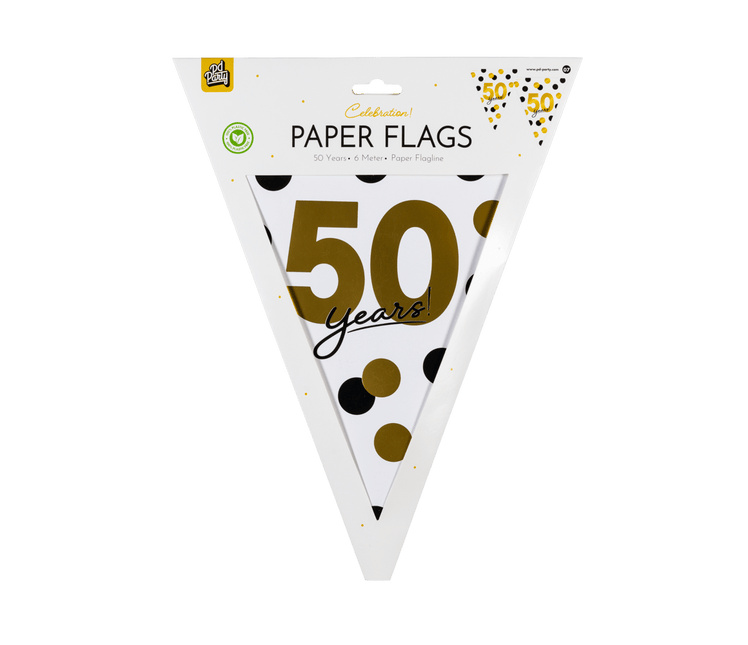 50 Jaar Slinger 6m van Paper Dreams koop je bij Partywinkel