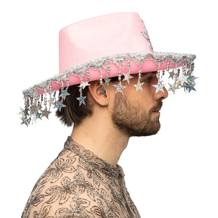Cowboyhoed Stargazing roze