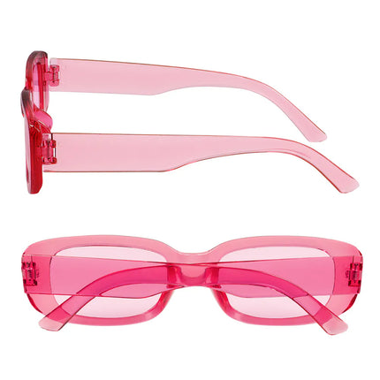 Set 2 Partybrillen Techno (zwart en roze)