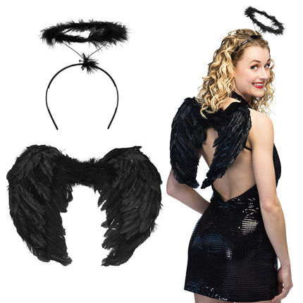 Set Engel promo zwart