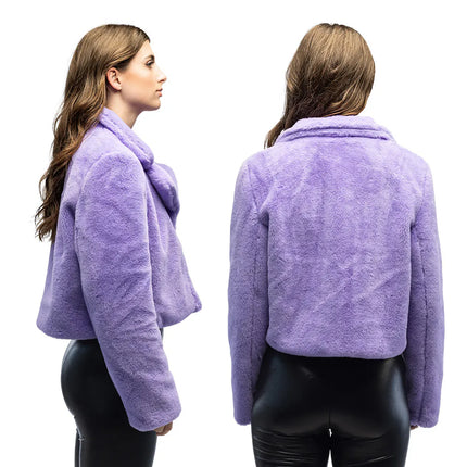 Jasje Fluffy rave lila (M/L)