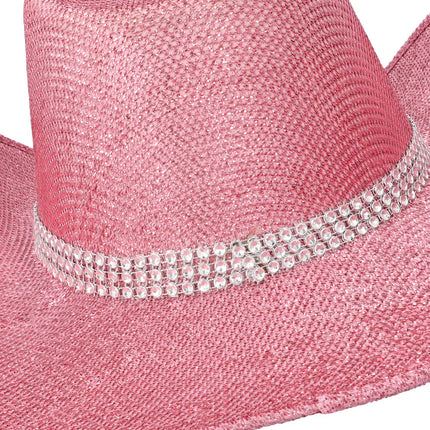 Cowboyhoed Midnight roze