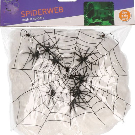 Spinnenweb Glow in the Dark 100gr