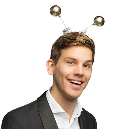 Gouden Haarband Bolletjes