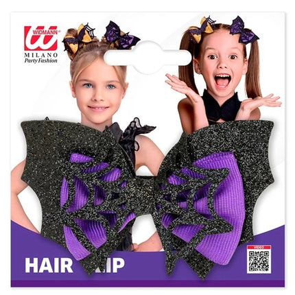 HAARCLIP VLEERMUIS / SPINNENWEG KIND ASSORTI