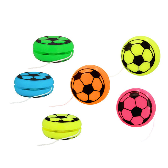 Voetbal Uitdeelcadeautjes Jojo'S 3,5cm 6st van Boland koop je bij Partywinkel