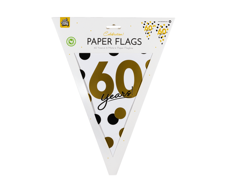 60 Jaar Slinger 6m van Paper Dreams koop je bij Partywinkel