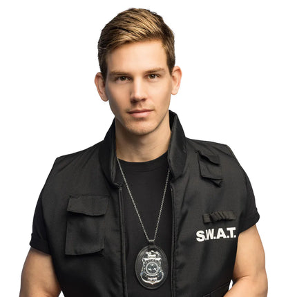 Ketting Badge 'Super police'