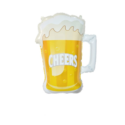 Bier Helium Ballon Cheers Leeg 77cm