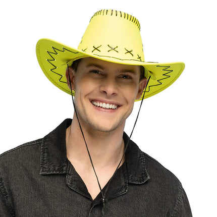 Cowboyhoed Savanne neongeel UV