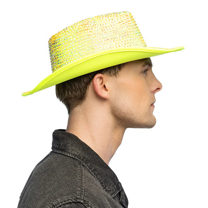 Cowboyhoed Aurora neongeel UV