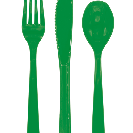 Groene Bestek Herbruikbaar 18 delig