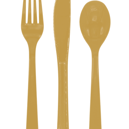 Goud Bestek Herbruikbaar 18 delig