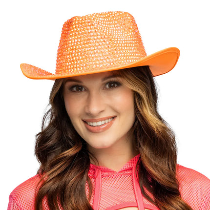 Cowboyhoed Aurora neonoranje UV