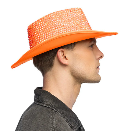 Cowboyhoed Aurora neonoranje UV
