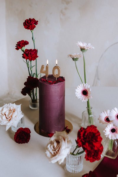 7 Jaar Kaars Goud 4,5cm van Partydeco koop je bij Partywinkel