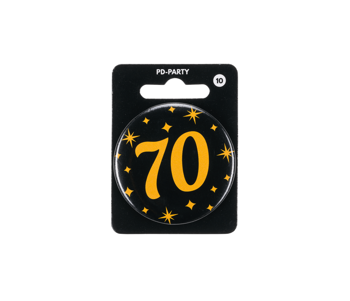 Huldeschild hoera 70 jaar 50x50cm