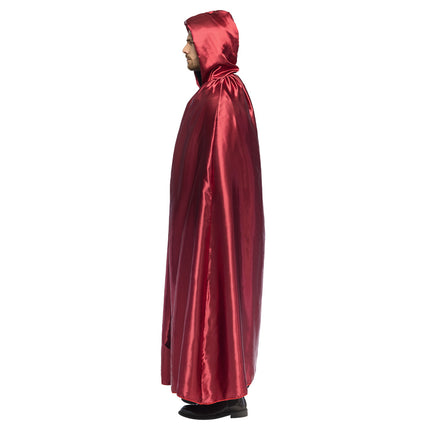 Halloween Cape Zwart Rood Creature Of The Night