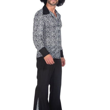 Disco Pak Zwart Wit Heren 2 delig van Wilbers & Wilbers koop je bij Partywinkel