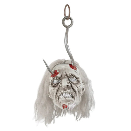 Halloween Nep Zombiehoofd 36cm