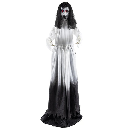 Staande decoratie Ghost widow (pop-up 185 - 225 cm)