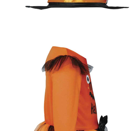 Halloween Kostuum Zwart Oranje Baby Heks