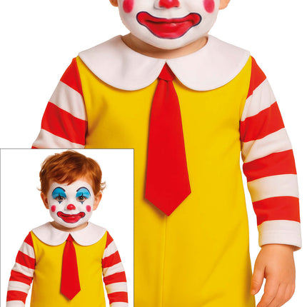 Halloween Kostuum Baby Mac Donalds Clown