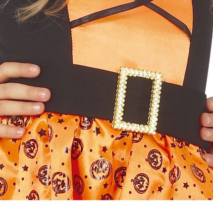 Halloween Kostuum Meisje Heks Pompoen