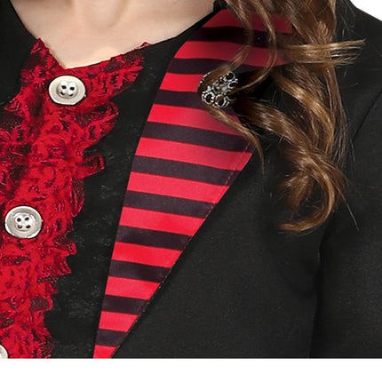 Gothic Halloween Kostuum Meisje Rood