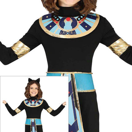 Kat Kostuum Kind Egyptisch