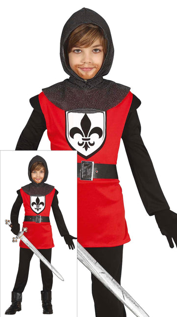 Ridder Kostuum Jongen Rood
