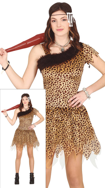 Holbewoner Kostuum Meisje 14/16 jaar