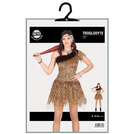 Holbewoner Kostuum Meisje 14/16 jaar