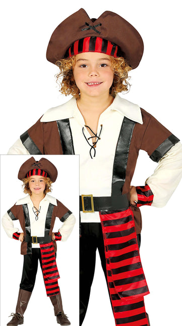 Piratenpak Bruin Jongen