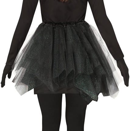 Skelet Halloween Jurk Dames Zwart