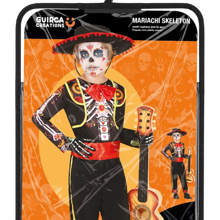 Dia De Los Muertos Kostuum Jongen Skelet Mariachi