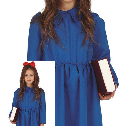 Schoolmeisje Kostuum Kind Boekenwurm