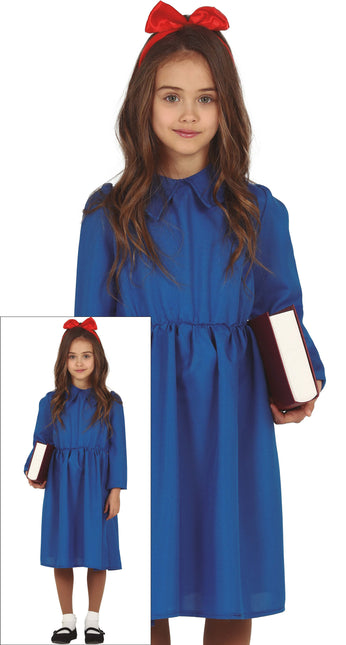 Schoolmeisje Kostuum Kind Boekenwurm