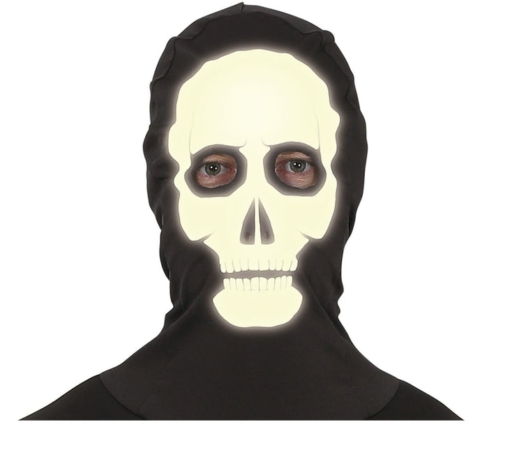 Skelet Halloween Kostuum Heren Zwart L