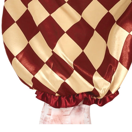 Horror Clown Halloween Kostuum Heren Rood